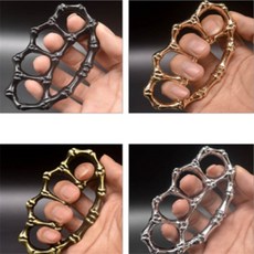 호신용 휴대용 너클 고강도 호신용품, 골드, 1개