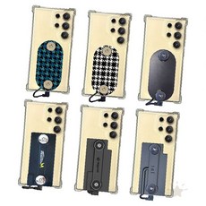 배달 라이더 전용 투명 젤리 케이스 자석 거치대 부착 충전 패드 일체형 오토바이, 상세페이지 참조, 갤럭시 S26 플러스 (S947)_인씨블랙 충전패드