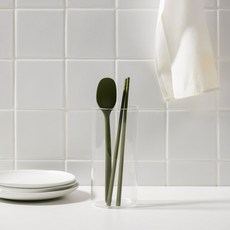 JAJU 실리콘 요리수저_카키 436712