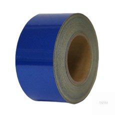 안전 반사 테이프 100mm x 45M 청색 고휘도반사지