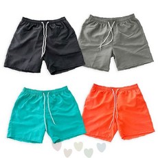 여름용 남녀 공용 반바지 해변 반바지 물놀이 반바지 수영 반바지 여름 반바지