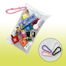 투명 가챠 파우치 일본 피규어 키링 만들기 pvc 케이스, 화이트, 1개