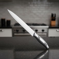 더가 스텐 사시미 칼, 1개, 실버