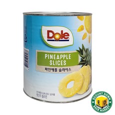 돌 파인애플 슬라이스, 3.062kg, 1개