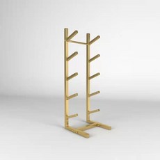 진화상점] 스케이트보드 스노우보드 정리대 / 보드 수납 선반 다용도 스포츠 용품 보관대, 1개, 6단 25x25x102cm 골드