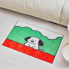 3초 흡수 규조토 미끄럼방지 매트 빨아쓰는 규조토 발매트 욕실 매트 주방 매트 귀여운 매트 강아지 매트, 1개, Comic-014