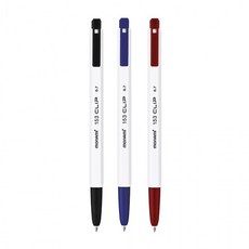 모나미 사무 문구 필기구 153클립 볼펜 0.7mm, 적색