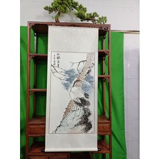 手繪真跡松鶴延年字畫卷軸掛畫裝飾畫, 參考詳情頁