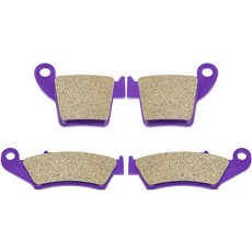 2002-2012년형 혼다 CR125R CR250R CRF250R CRF250X CRF450R CRF450X 앞뒤용 SCITOO 탄소 섬유 브레이크 패드 장착