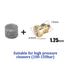 범용 정밀 폼 오리 깍지 스레드 및 메쉬 필터 스노우 랜스 세차 3000 PSI 0 9 1 4mm, F