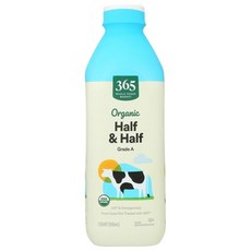 365 by Whole Foods Market 커피 프림 크리머 하프 앤 32온스, 365 by Whole Foods Market 커피 프, 1개, 1개