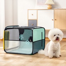 예펫 펫 드라이 룸 강아지 고양이 털 말리기 애견 건조기 목욕 드라이어 반려견 셀프 하우스 개 케어 건조, 블루, 1개