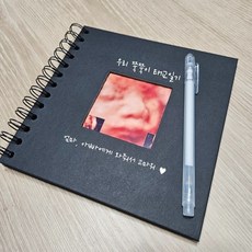 펜포함 초음파앨범 초음파 포토북 태교일기장 임신선물, 1개, 상세페이지 참조, 상세페이지 참조