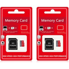 SD 어댑터가 포함된 28GB TF 카드 2팩 초고속 메모리, 256GB