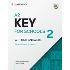 華泰 書本熊 劍橋英檢官方全真考題本 A2 Key for Schools (KET) 2 - 9781009003599 9781009001250, 無附解答版