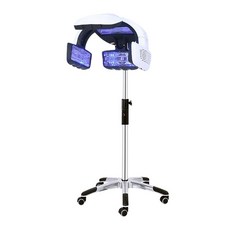 미용실 열처리기 셋팅 염색 헤어 염모기 워머기, 1단계 블루 라이트 알루미늄 광파 모델, 기본 색상