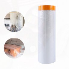 포장용 커버링테이프 비닐 마스킹 바닥 보호 이사 청소용 광폭, 1개