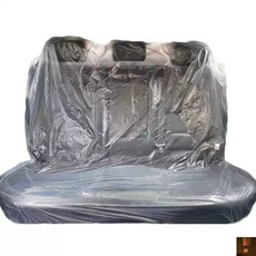 자동차의자 비닐커버 오염 흠집 방지 시트 덮개 카센터, 일회용 뒷좌석 커버 20개