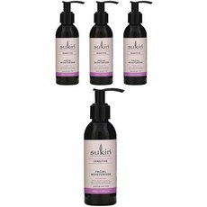 수킨 페이셜 모이스처라이저 센서티브 스킨, 4개, 125ml