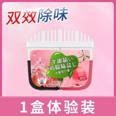 冰箱除臭冰箱除味劑 活性碳 除臭劑 廚房冰箱去味保鮮活性碳除臭, 1個, 水蜜桃味