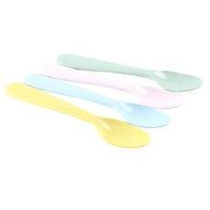 IKEA 업소용 아이스크림 스푼 세트 플라스틱 미니 파스텔톤, 1개