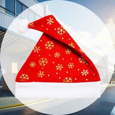 크리스마스 산타 모자 금박 홈파티 크리스마스룩 코스튬 크리스마스소품 크리스마스의상 연말파티
