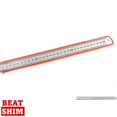 공구라면 (09RM) 스틸 강철자 직각자 눈금자 산업용 철자, 30cm, 1개