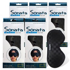 소나타 엘레강스 수면안대 x 5개/콧날패드/고급안대, 10개, 1개입