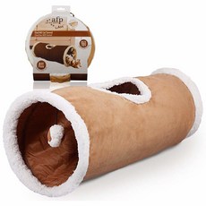 실내 고양이 접이식 튜브 터널 25인치 피카부 놀이 장난감, Classic Comfort(24.8"L)