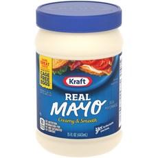 Kraft 리얼 마요 크리미 앤 스무드, 1개, 443ml