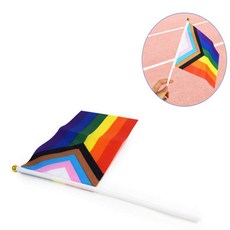 야유회 등산 단체여행 무지개 플래그 유치원 응원 깃발