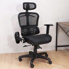 LOGIS 護腰透氣網 氣壓升降 MIT台灣製 DIY-A820, 椅(坐墊換雙層網), 黑