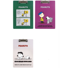 피너츠 스누피 클립보드 3종, 1세트