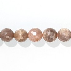 杰鴻 灰月光石切角度圓珠12-14MM寶石珠珠DIY手工材料, 1個, 12MM