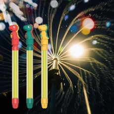 벨베이비 분수물총 회오리 물총, 짧은 공룡(36.6cm), 3개, 빨간공룡+초록공룡+노란공룡