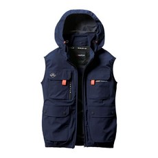 BURTLE AC2034 空調服 後背風扇涼感工作服, 1個, 海軍藍 XXL  無電池 無風扇