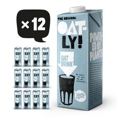 오틀리 오트 드링크 오리지널, 12개, 1L