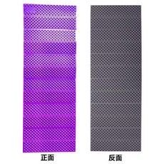 加厚防潮露營睡墊 便攜摺疊防涼地席, 紫色配黑色