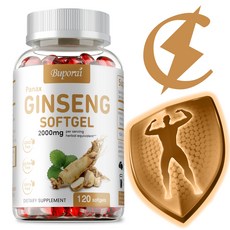 Buporai 高麗參軟膠囊 2000mg, 60組