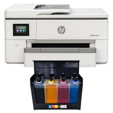 HP9720 A3 무한잉크 복합기 HP7720 후속 대용량 프린터 사무실 잉크젯 프린터, HP9720 + 클로버 무한잉크 (400ml)