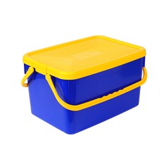 피크닉 바구니 바스켓 배달통 수납함 장난감정리함 다용도바구니 캠핑 리빙박스 도시락, 1개, S 리빙 피크닉 바구니