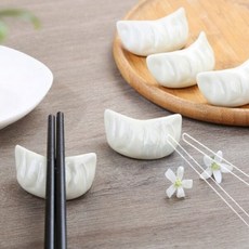 만두 수저받침대 젓가락받침대 나무수저받침대