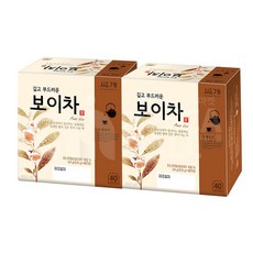 쌍계명차 깊고 부드러운 보이차, 600mg, 40개입, 2개