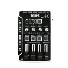 Maker hart Just Mixer M 麥克風直播專用混音器，輕巧便攜，多種輸入輸出接口，操作簡單易上手, Just Mixer M 簡配黑色, 黑色, Just Mixer M 簡配黑色