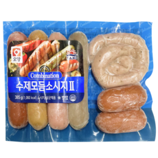[사조오양] 수제 모듬 소시지 385g 냉동, 15개