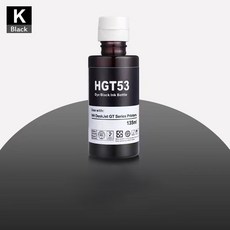 GT53XL 連續供墨墨水 適用於 HP 725 755 790 795 615 508 515, GT53XL黑色（135ML), 1個