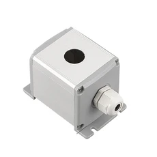 금속 알루미늄 푸시 버튼 산업용 홈 제어 스위치 박스 16mm 19mm 22mm 1 /2/3/4/5/6 구멍 45 45mm 65mm, 03 4Hole, 04 19mm 45x45mm, 1개