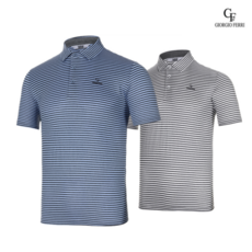 아놀드파마 조르지오페리 골프 남성 스트라이프 카라 반팔 티셔츠 2778113