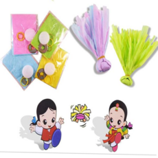 연습용제기 (10세트) 만들기제기 제기차기 재료 만들기 대용량, 본상품