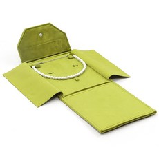 벨벳 보석 주최자 주머니 진주 목걸이 가방 휴대용 귀걸이 반지 보관 접이식 스냅 버튼 하이